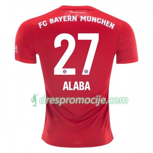 FC Bayern München Dres David Alaba 27 Domaći 2019/20 Kratkih Rukava FC Bayern München Dres David Alaba 27 Domaći 2019/20 Kratkih Rukava